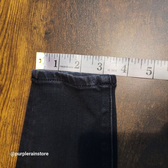 American Eagle Jeans 2 S Dream Jegging Hi Rise Stretch Tummy Control Black Wash - Picture 12 of 13